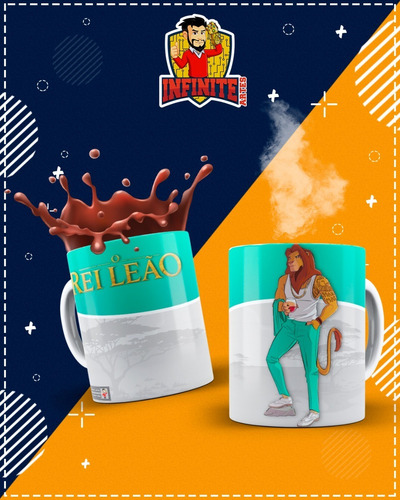 Imagem 8 de 10 de Canecas Personalizadas Rei Leão Moderno !!!!