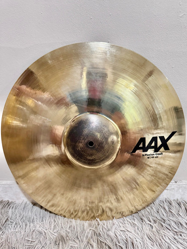 Prato Crash Sabian Aax X-plosion 18 Dourado-escuro