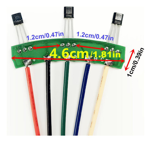 - Sensor De Efecto Hall, Placa De Circuito, Sensor Hall For