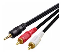 Comprar Cable Auxiliar De Audio Doble Rca A Plug 3.5mm 1.5mts Oferta