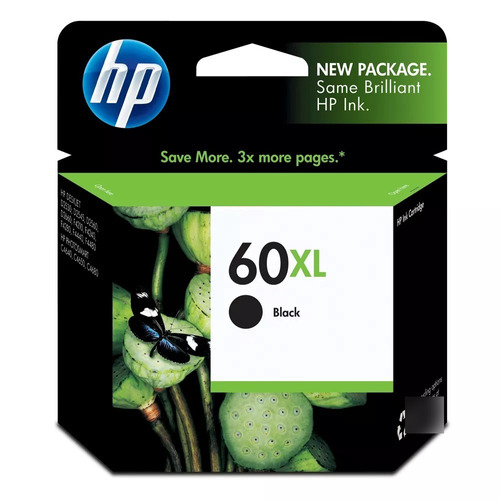 Cartucho Hp 60 Negro Xl Cc641wl Original Caja Cerrada