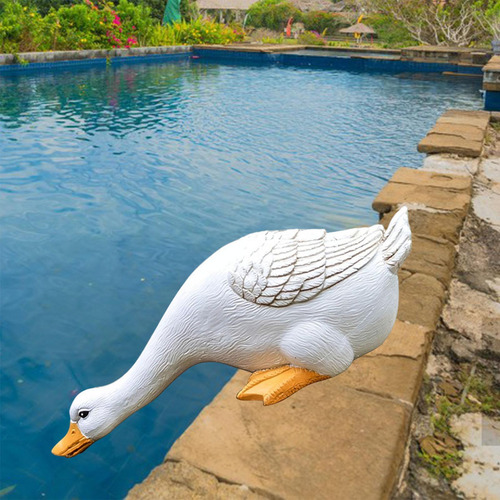 Creative Fairy Garden Duck Statue Yard Large L Large Large