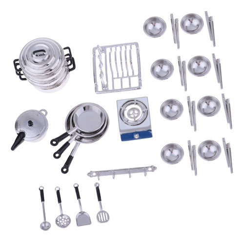 Miniatura Cocina Utensilio De Cocina De Metal Utensilios De