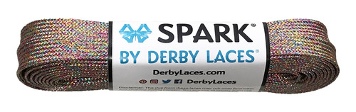 Derby Laces Rainbow Mirage Spark - Cordones Para Zapatos, P.