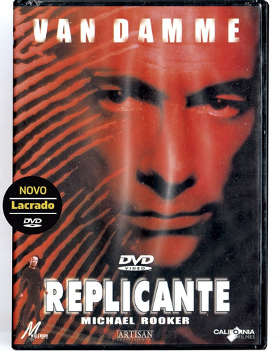 Dvd Replicante - Van Damme - Novo Original Lacrado
