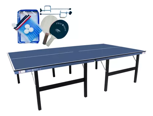 Mesa de ping pong Klopf 1009 fabricada em MDF cor azul