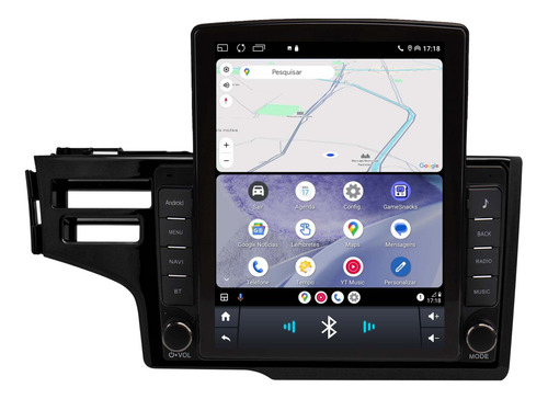 Multimidia Tesla Fit Wrv 15/21 Android 14 64gb Carplay 9.7p