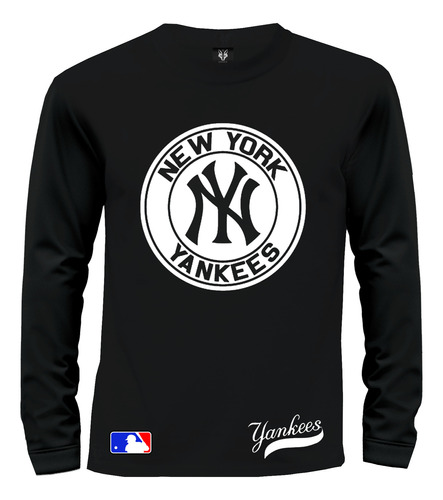 Camiseta Camibuzo Baseball Mlb New York Yankees Logo