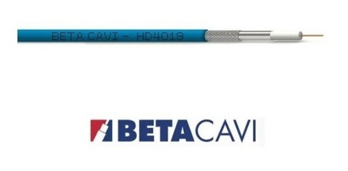 Imagem 1 de 2 de Cabo Betacavi Hd4019 Azul Sem Alimentação 200 Metros