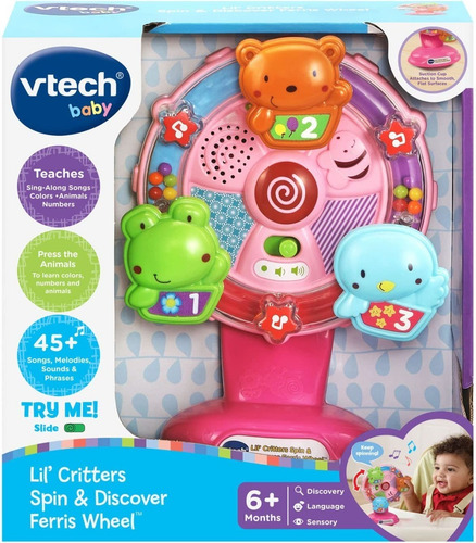 Juguete Didactico Rueda De La Fortuna Vtech Niña