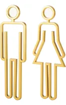 Comprar Letrero Baño Hombres Y Mujeres Letreros Puerta Baño Letreros