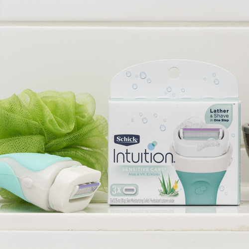 Schick Intuición Sensible Cuidado Hidratante Razor Recargas