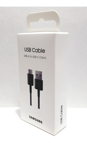 Cable Usb-c Samsung Para A70 Negro Original