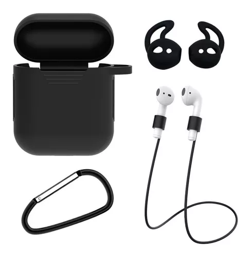 Case Estuche Funda Protector para Apple AirPods - Kit 5 En 1