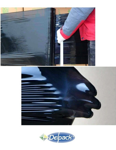 Strech Film 4kg Envoplast Negro 450 Metros