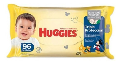 Toallitas Humedas Huggies Triple Proteccion X96un