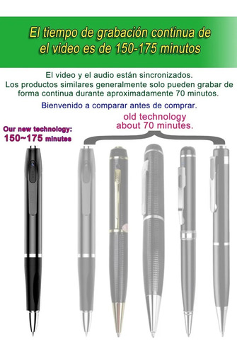 Camara Espia Oculta Pen Nanny Camera Pen Hd 1080p Video Leeboom