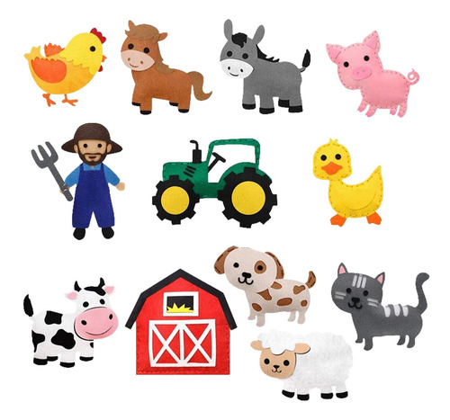 Zoo Fieltro Animales Selva Animales Estilo D Estilo D