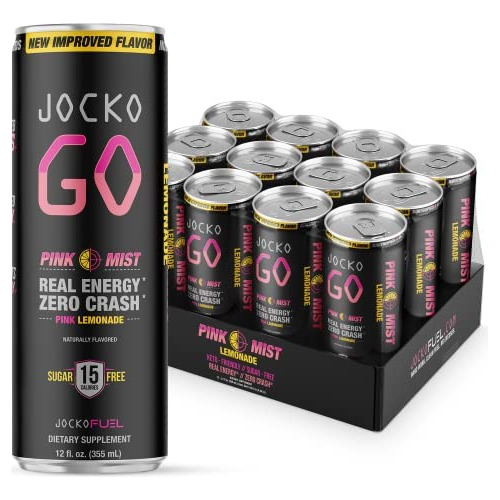 Jocko Go - Bebidas Energeticas Sin Azucar - Keto, Vitamina B