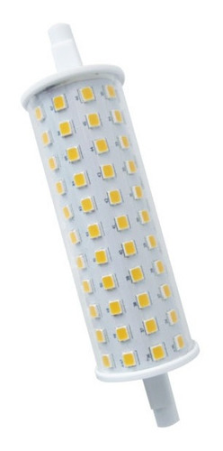 R7s Led 15w Tubular 118mm Cálido Reemplazo Cuarzo Interelec