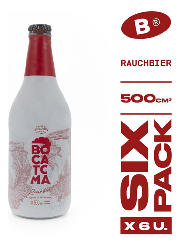 Cerveza Bocatoma Rauchbier 500ml (pack X 6)