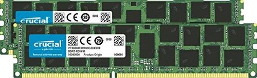 Kit De 32 Gb Crucial (16gbx2) Ddr3 1866 Mt / S (pc3-14900) R