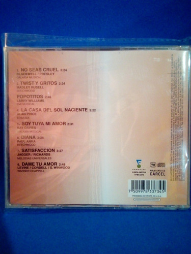 Cd Alejandra Guzmán Dame Tu Amor Fonovisa (Usado)