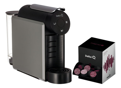 Cafeteira Mini Qool + Pack 100 Cápsulas Delta Q Magnetiq