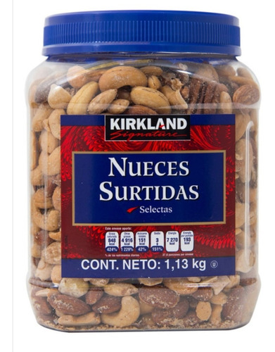  Nueces Surtidas Selectas  1.13 Kg Kirkland Signature