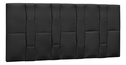 Cabeceira Painel Cama Box Casal 140cm Carla Corano Preto - M