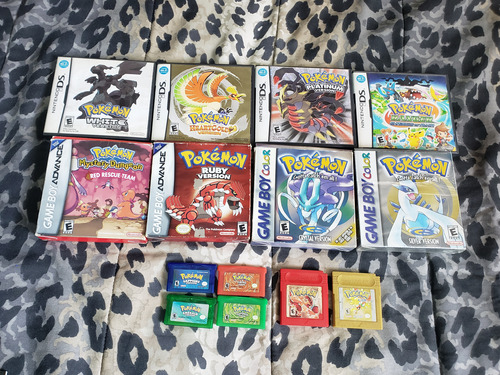 Colección De Videojuegos Originales De Pokémon Nintendo 