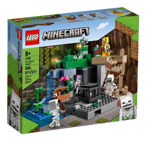 Lego Minecraft La Mazmorra Dungeon Del Esqueleto +accesorios Cantidad de piezas 364