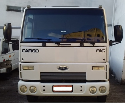 Imagem 3 de 10 de Guincho Ford Cargo 816 Com Plataforma Hidráulica