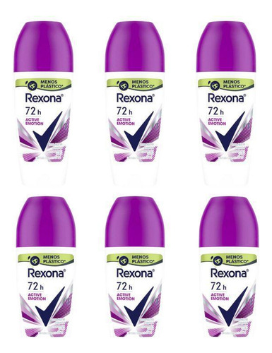 Desodorante Roll-on Rexona Feminino Active Emotion 50ml