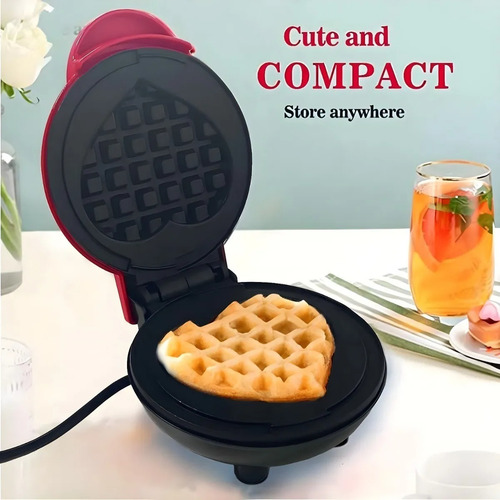 Imagen 2 de 3 de Minis Wafles De Corazon Maquina Para Mini Wafles Waflera