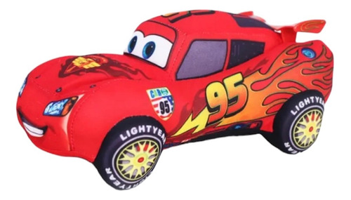 Peluche Cars Rayo Mcqueen Auto Rojo Mate Juguete