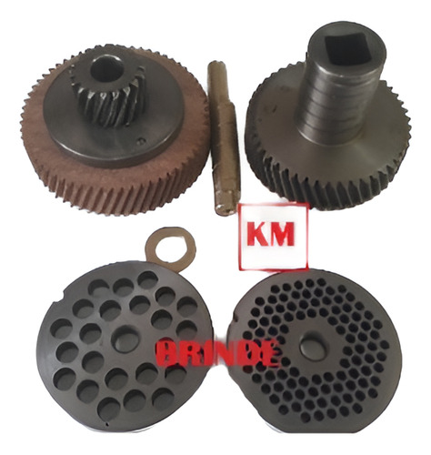 Kit Engrenagens Moedor 22 Km Kurt Müller + Brinde 2 Discos