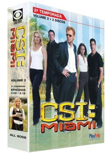 Csi Miami 2ª Temporada Vol.2 - Box Com 3 Dvds - David Caruso