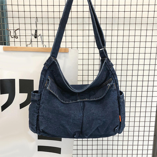 Bolso Multifunción Para Hombre Y Mujer, Bolso Azul Oscuro