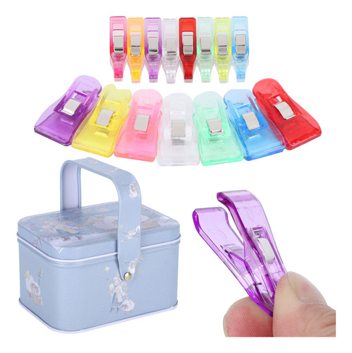 Clips De Acolchado De Colores, 100 Unidades, Dobladillos De
