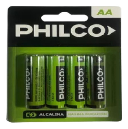 Imagen 1 de 3 de Pilas Philco Aa X4 Unidades