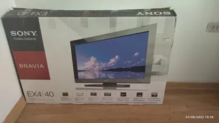 Tv Sony Bravía 40'' Pantalla Con Píxeles Muertos No Es Smart