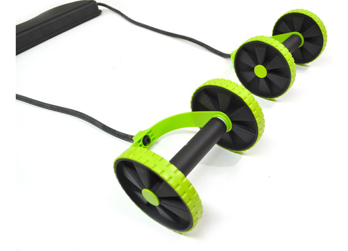 Ejercitador Abdominal Crunch + Rueda C/ Bandas Elásticas Gmp