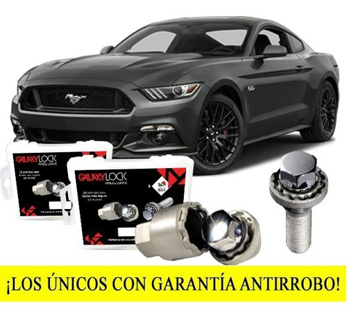 Birlos De Seguridad Galaxylock Mustang V8 Tm 2017