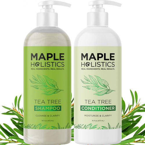 Conjunto De Shampoo E Condicionador Maple Holistics Tea Tree