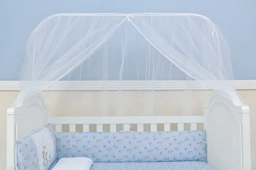 Mosquiteiro de Berço Varal Inteiro em Tule (Biramar Baby)