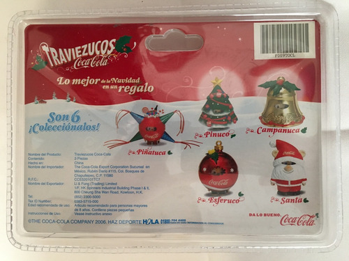 Traviezucos De La Navidad Coca Cola Estrelluca Y Su Disfraz (Usado)