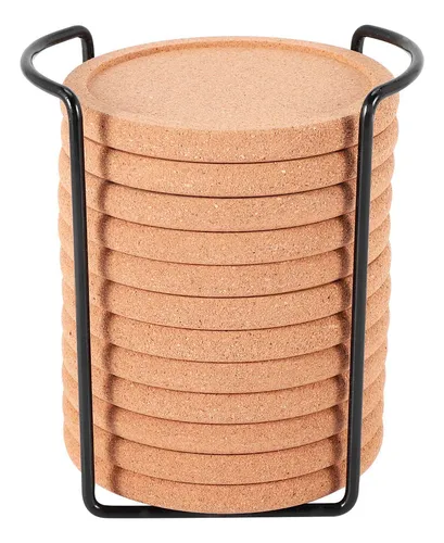 comprar Posavasos De Corcho Con Borde Para Bebidas, Absorbentes, Gru