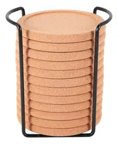 Comprar Posavasos De Corcho Con Borde Para Bebidas, Absorbentes, Gru