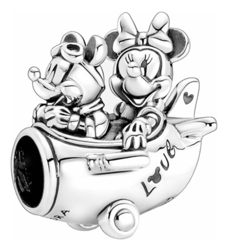 Pandora Charm Avión Mickey Y Minnie Mouse + Envio Gratis 